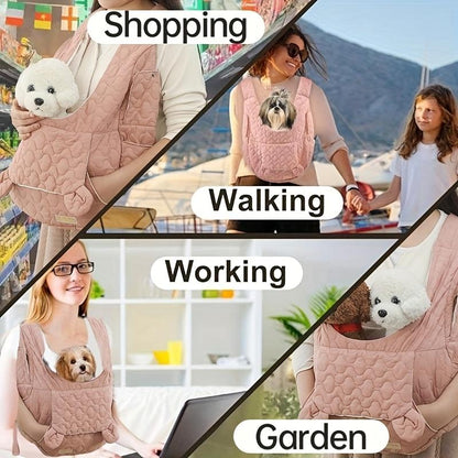 Adjustable Front-Facing Pet Travel Backpack with Removable Bottom Safety Device, Suitable for Cats, Dogs, and Rabbits. Ideal for Travel, Camping, and Hiking.