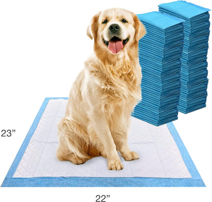 Wee-Wee Absorbent Pads for Dogs, 100 Count, Original (Puppy): 22.5" X 23"