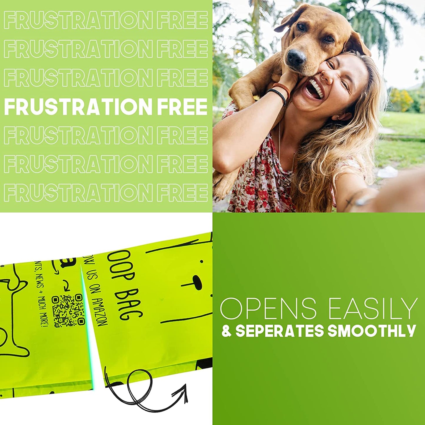 Certified Home Compostable Dog Poop Bags - 240 Pack (16 Rolls) - TUV OK HOME COMPOST Certified - Thick + Leakproof - 10% to Charity - Biodegradable Poop Bags for Dogs and Pet Waste - Doggie Supplies